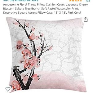 Gorgeous Japanese Cherry Blossom Pillow COVER